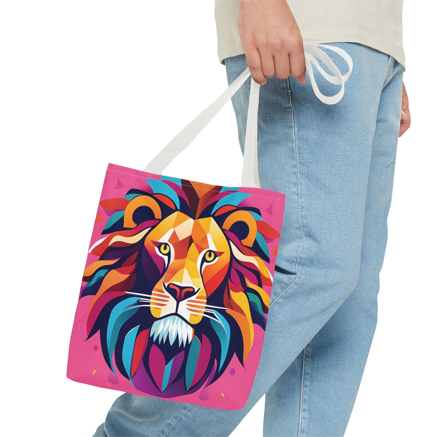 Artistic Lion Tote Bag