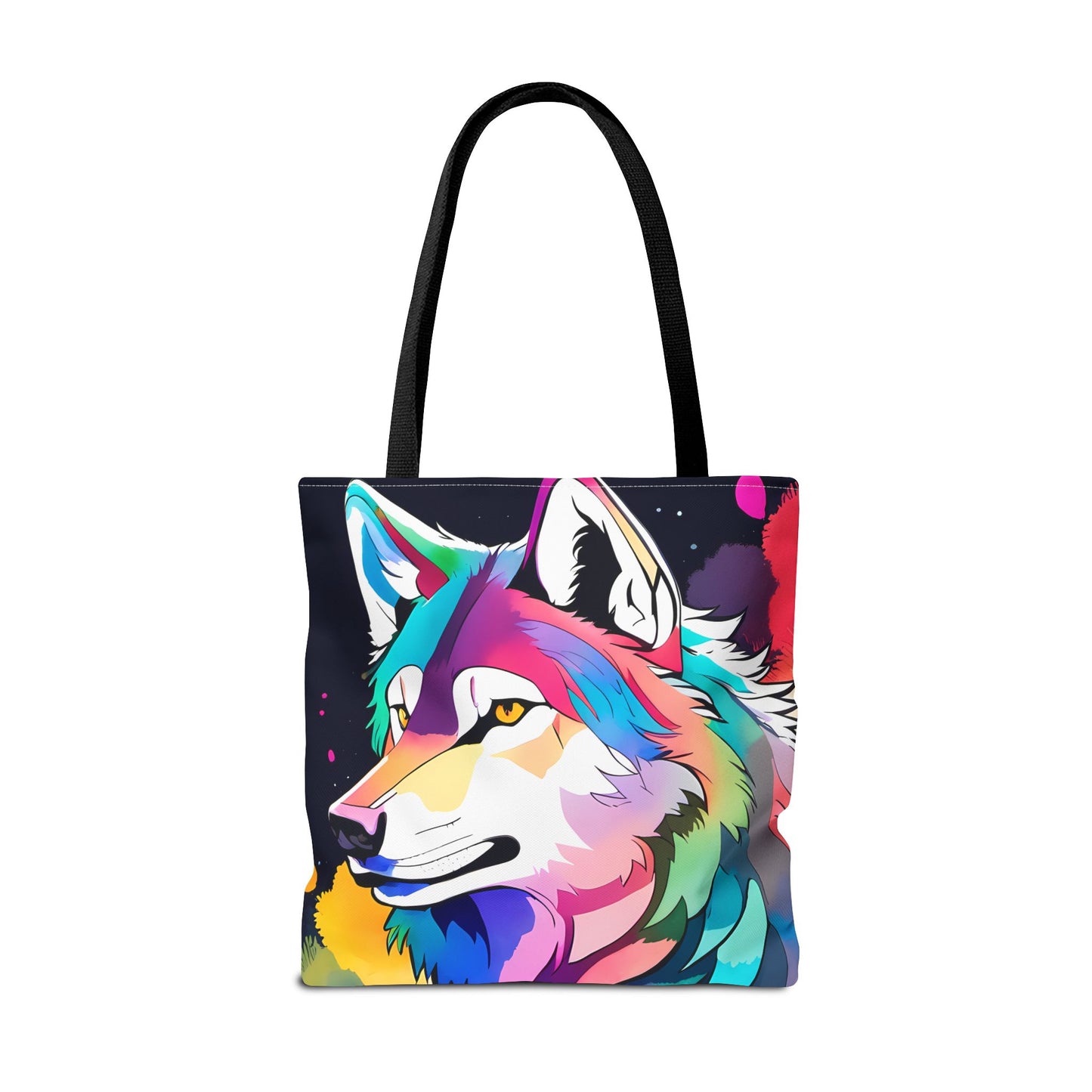 Cosmic Wolf Tote Bag