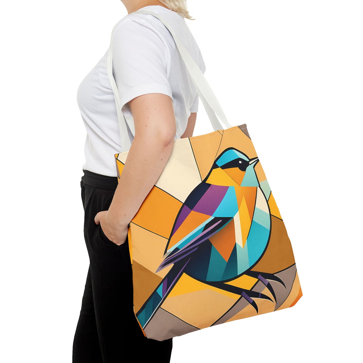 Geometric Wren Tote Bag