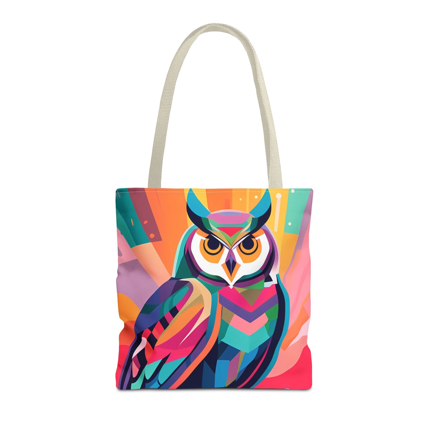 Abstract Owl Tote Bag