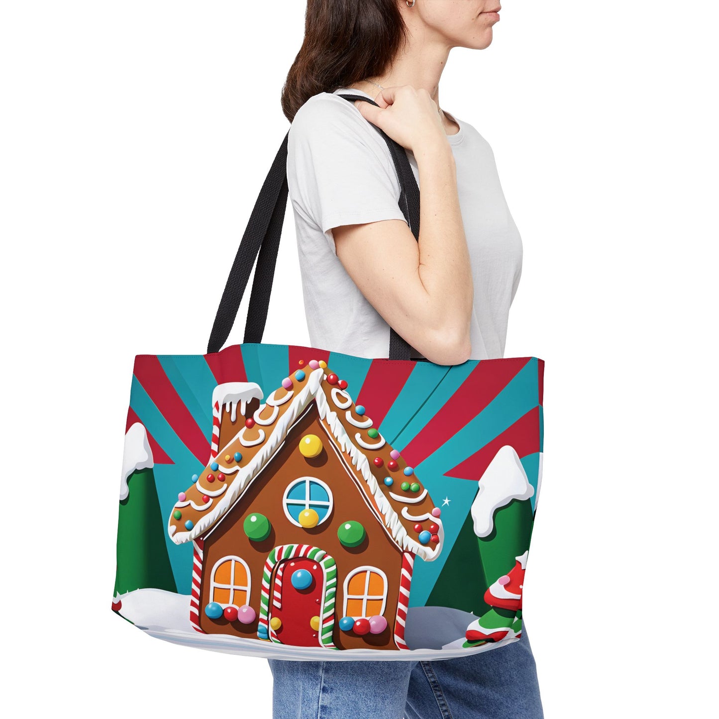 Gingerbread House Tote Bag