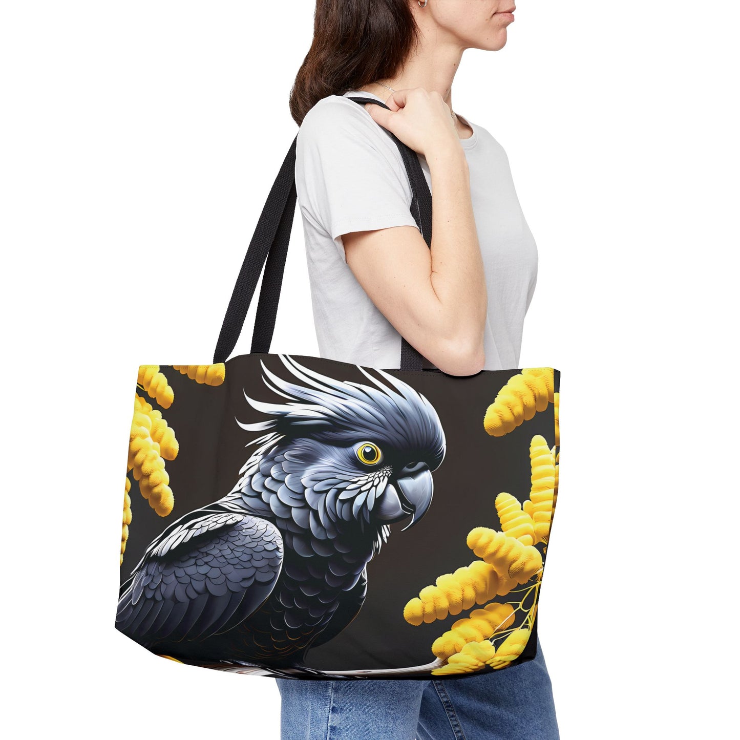 Black Cockatoo Tote Bag
