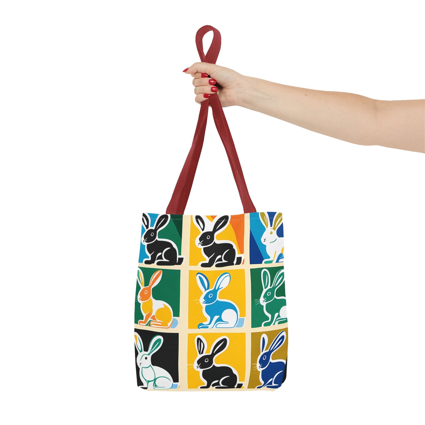 Rabbit Patchwork Tote Bag