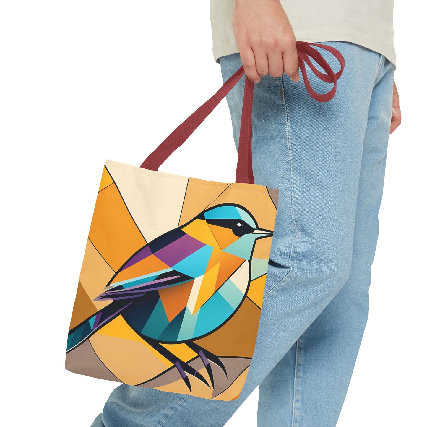 Geometric Wren Tote Bag