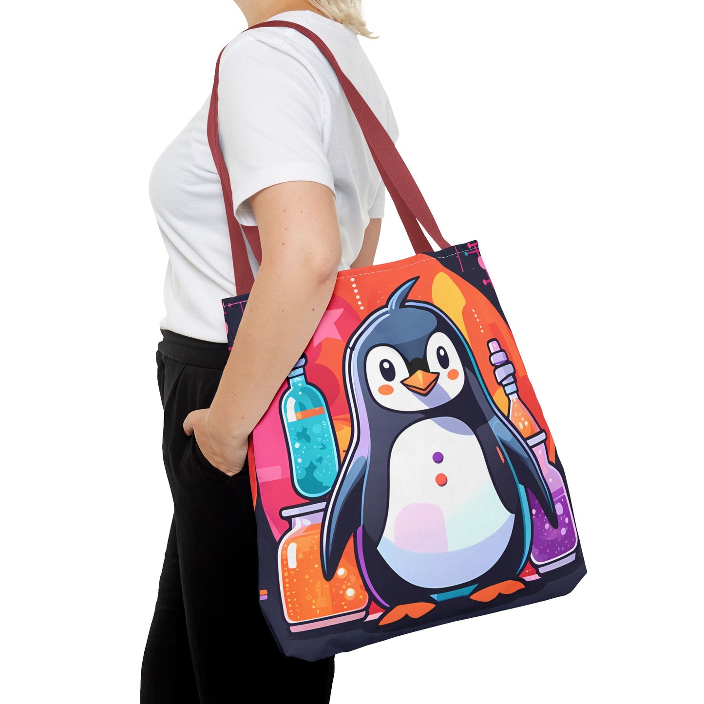 Science Penguin Tote Bag