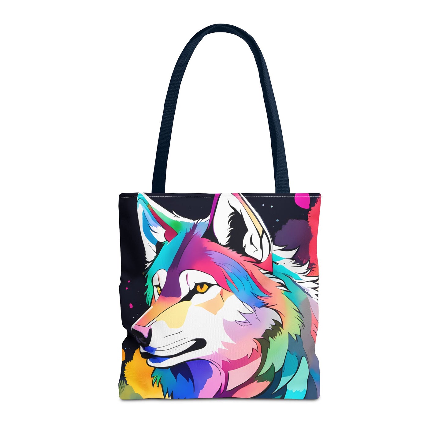 Cosmic Wolf Tote Bag