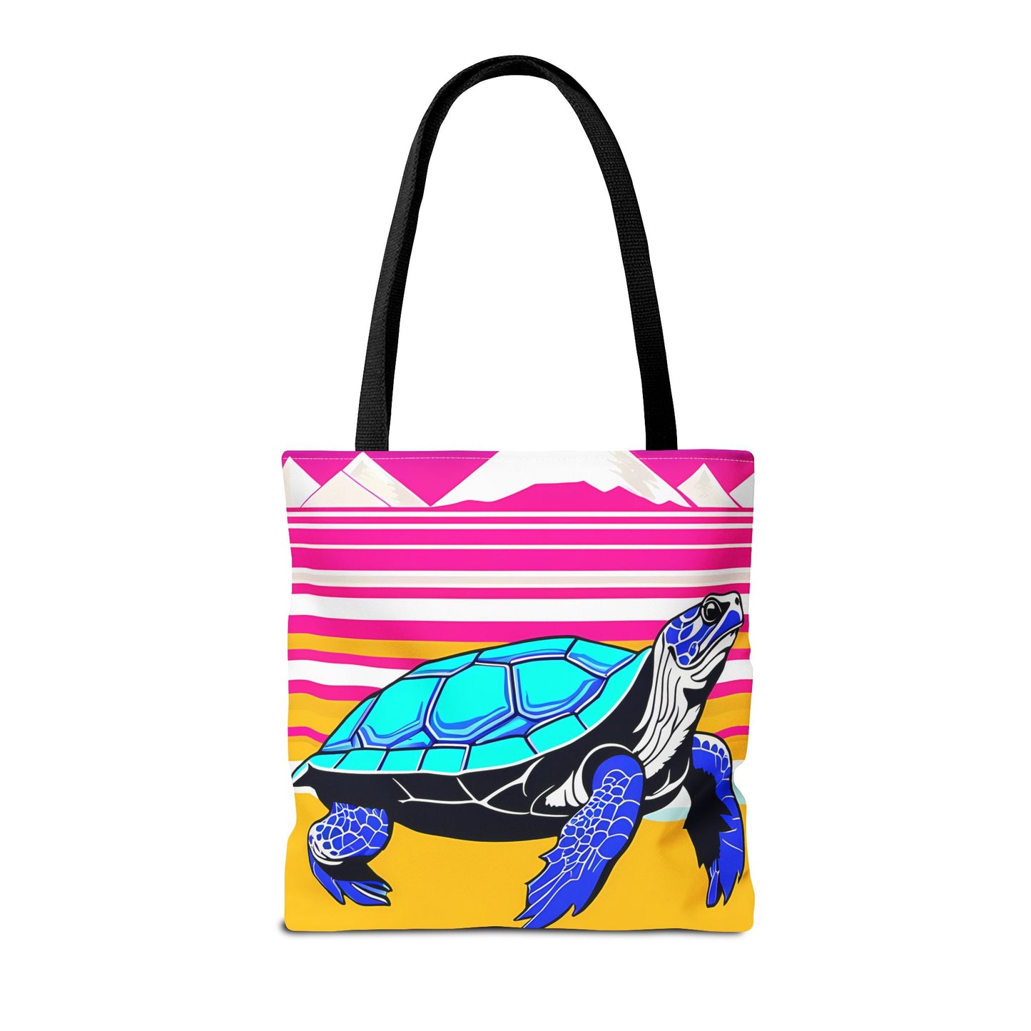 Retro Turtle Beach Tote Bag