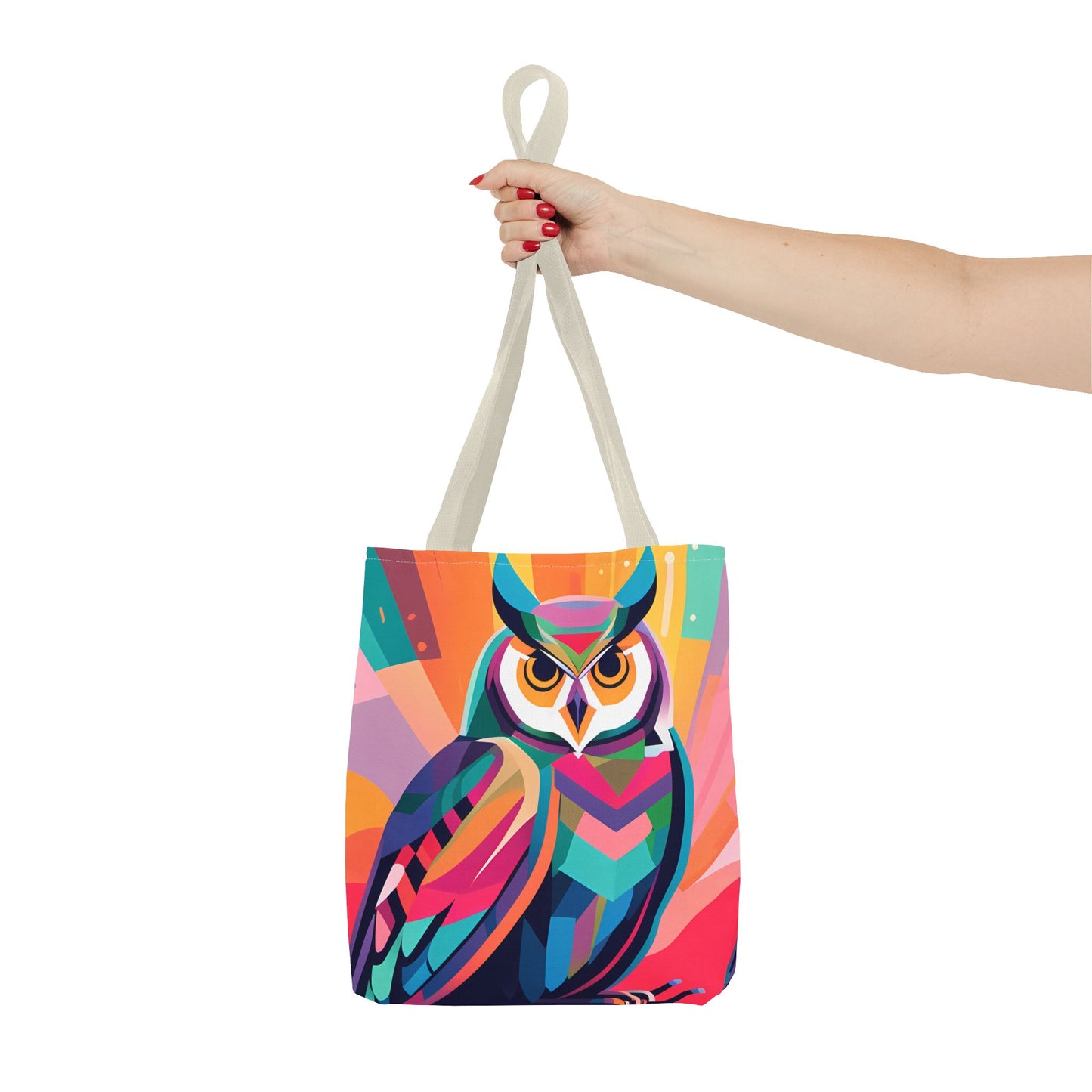 Abstract Owl Tote Bag