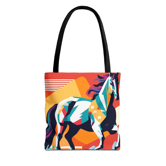 Retro Horse Tote Bag