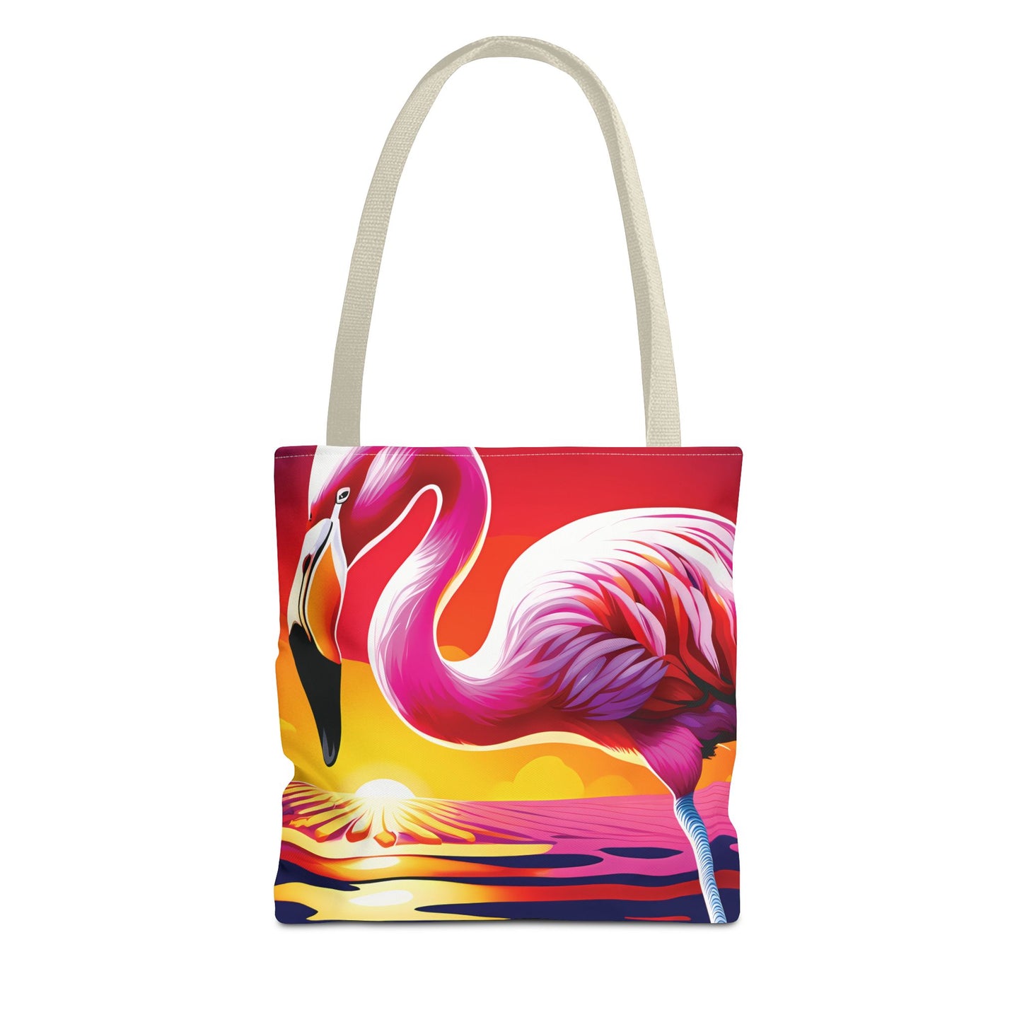 Sunset Flamingo Tote Bag