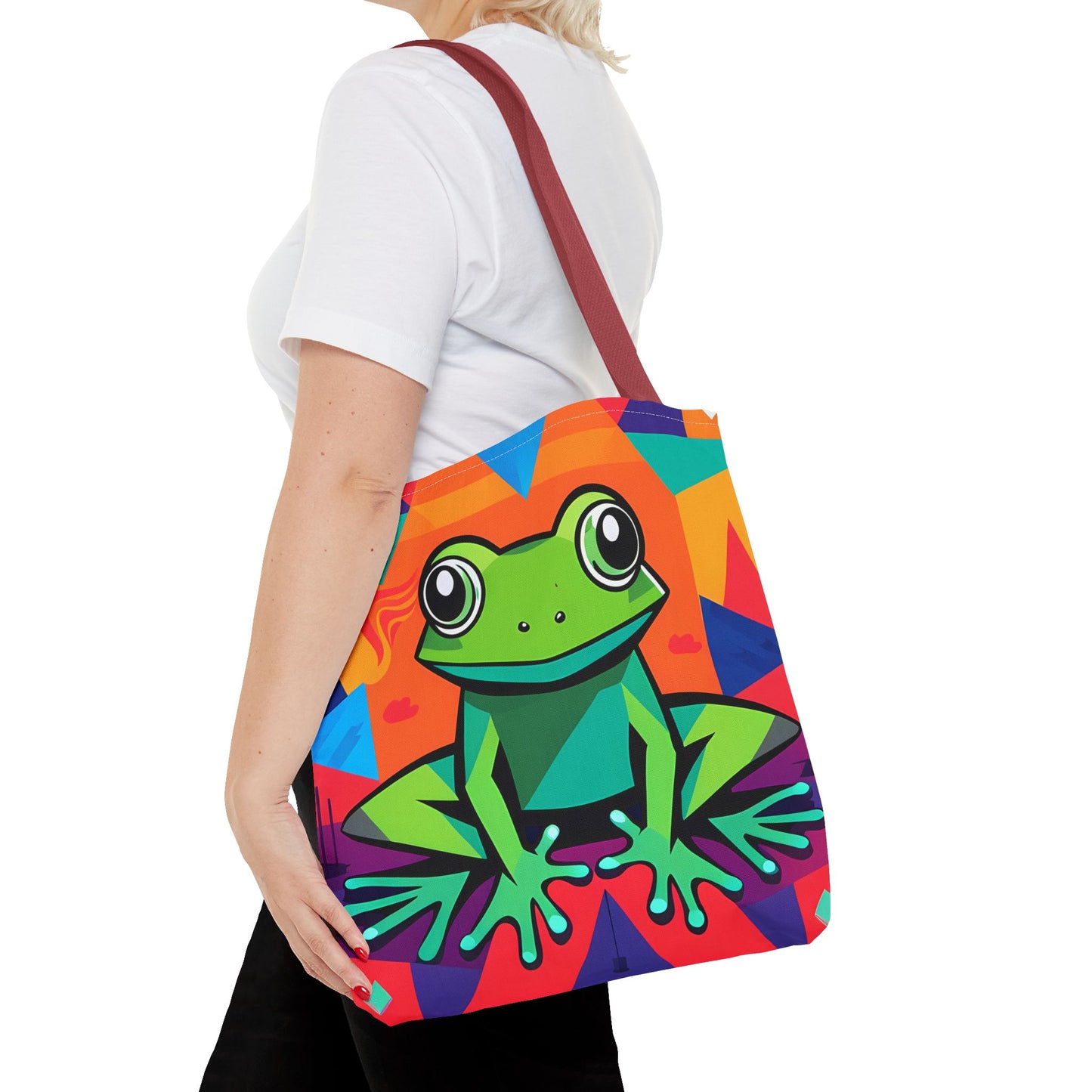 Vibrant Tree Frog Tote Bag