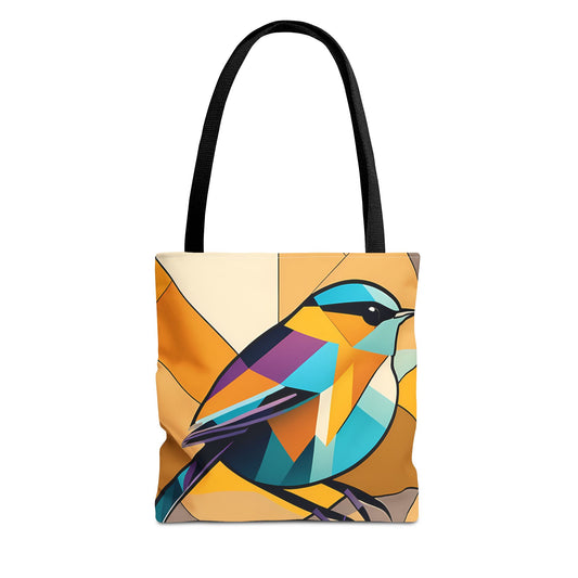 Geometric Wren Tote Bag