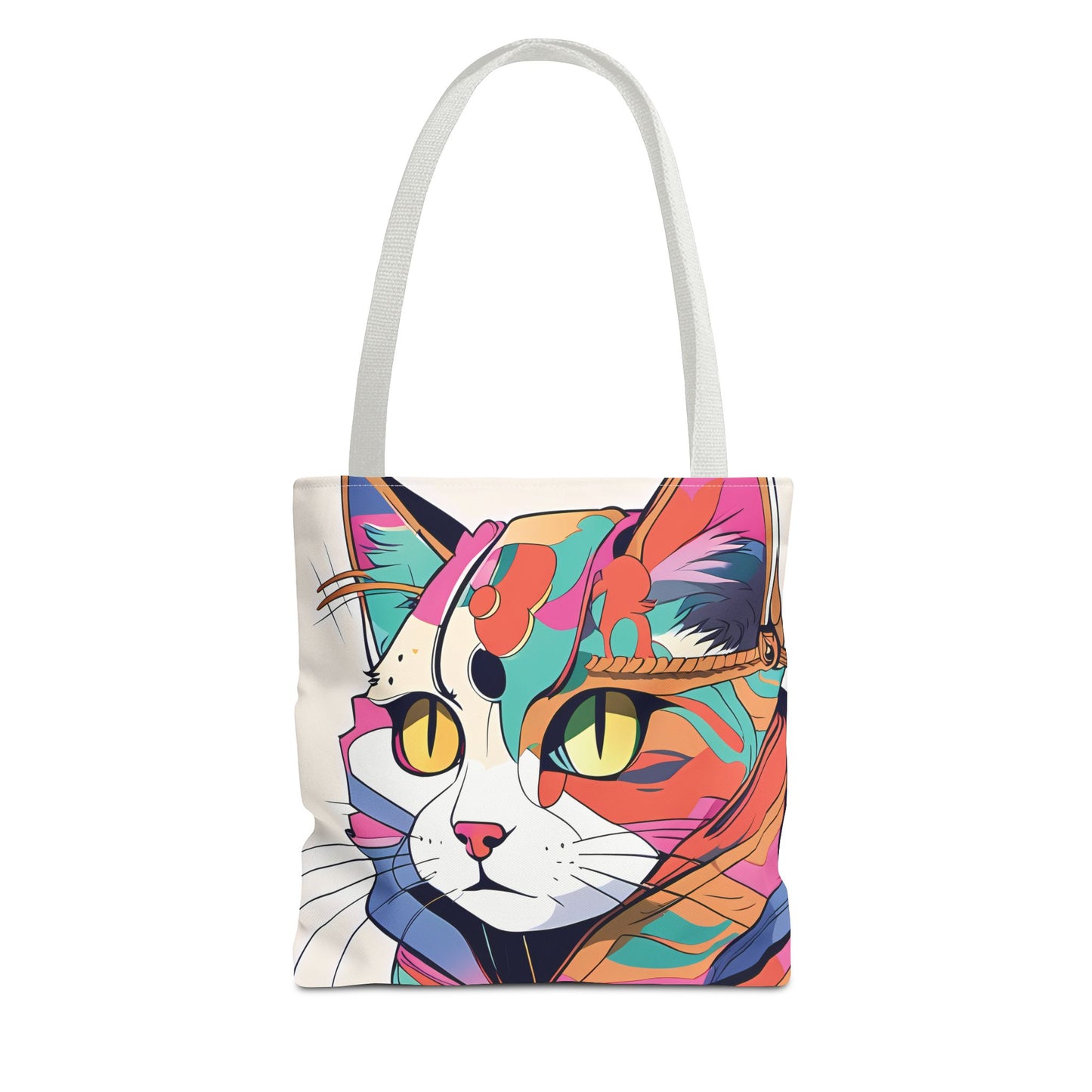Abstract Feline Fantasy Tote Bag