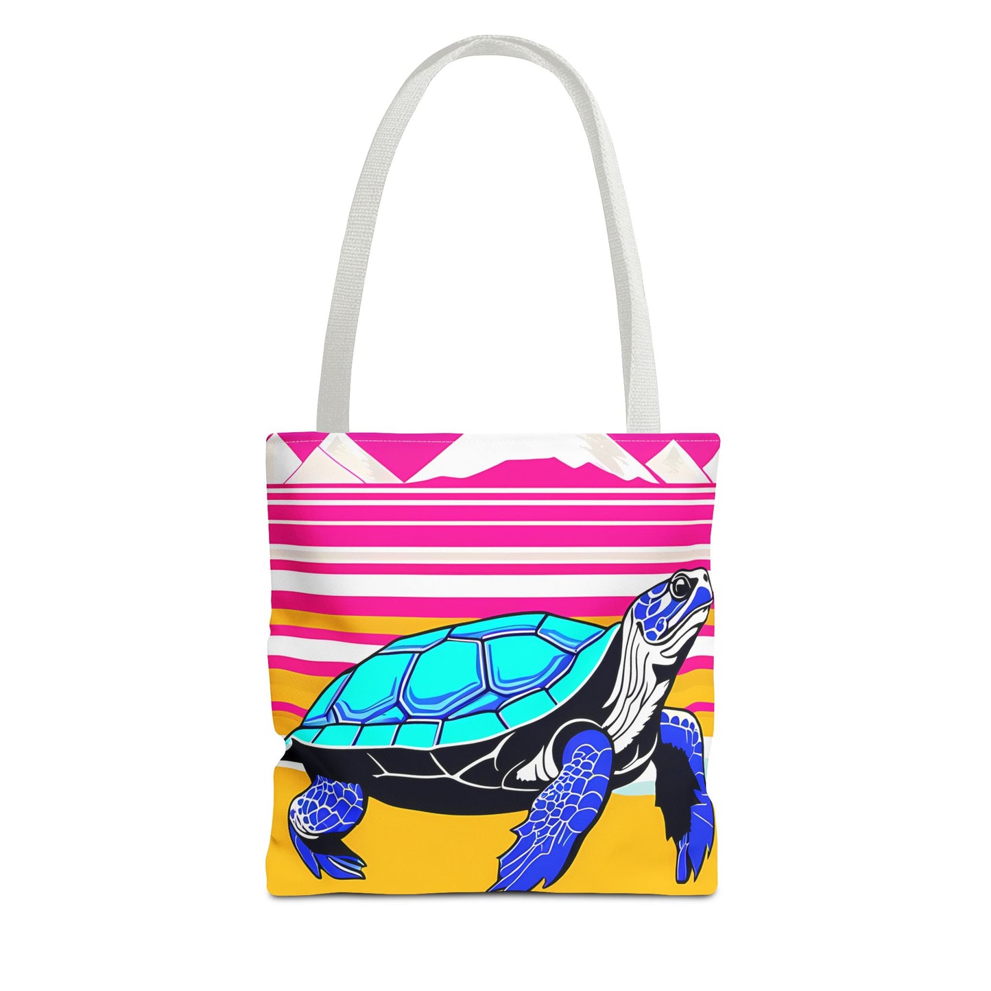Retro Turtle Beach Tote Bag