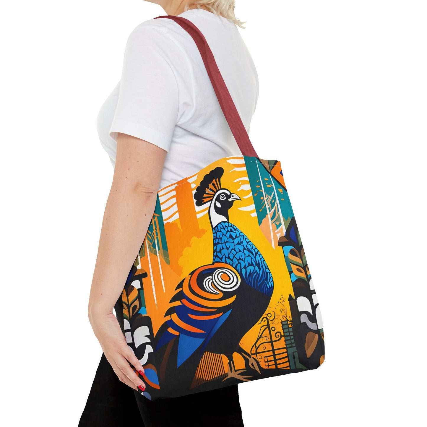 Graffiti Guineafowl Tote Bag