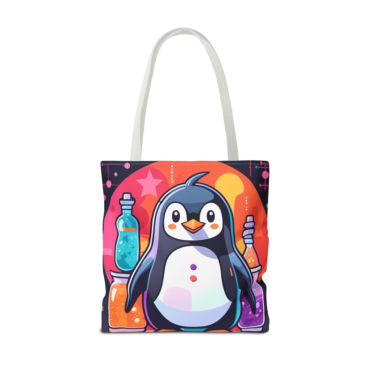 Science Penguin Tote Bag