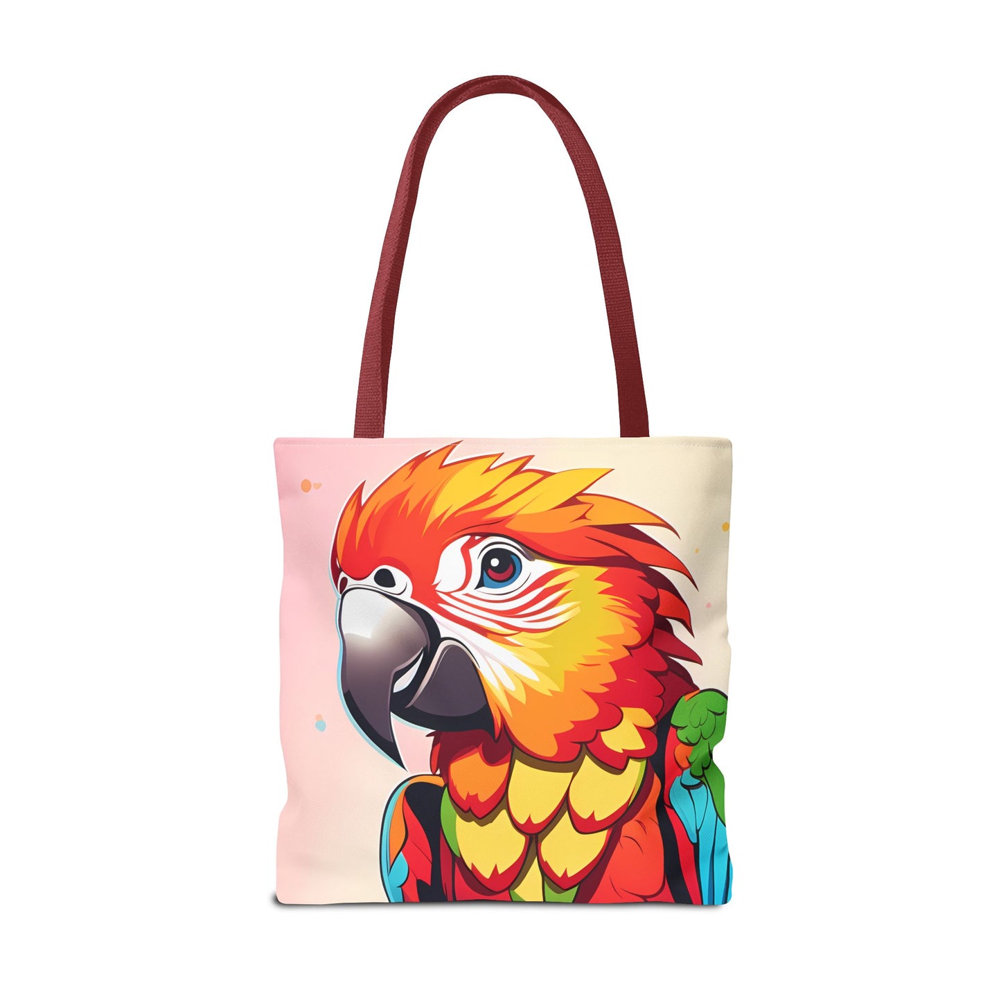 Pretty Parrot Print Tote Bag