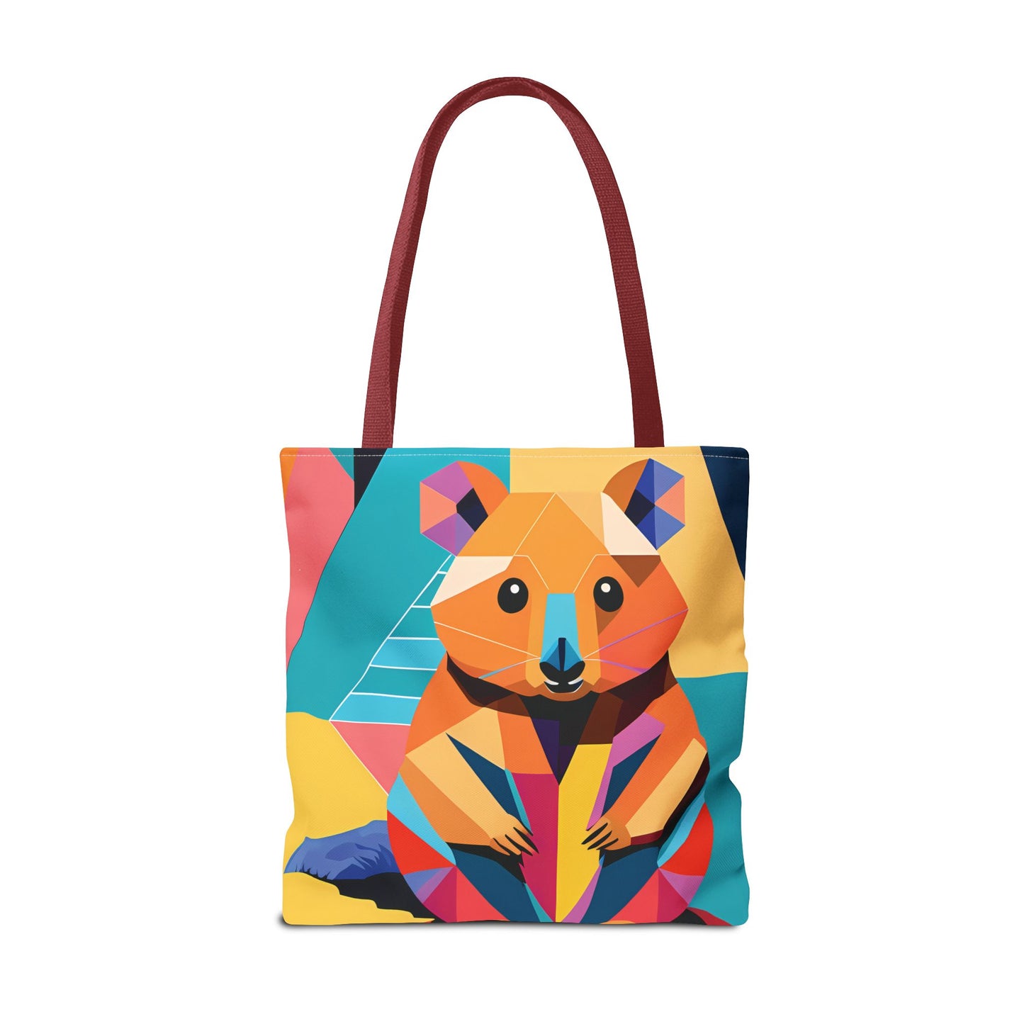 Geometric Quokka Tote Bag