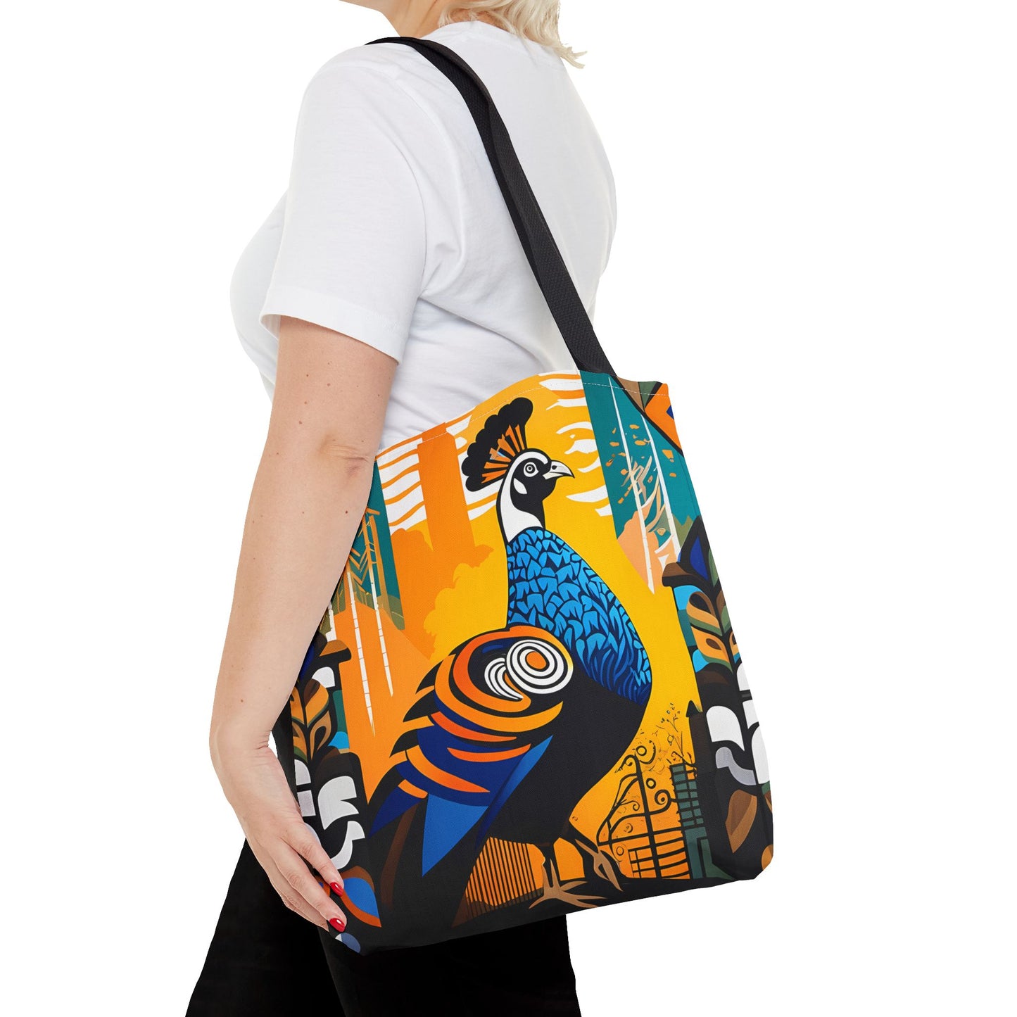 Graffiti Guineafowl Tote Bag