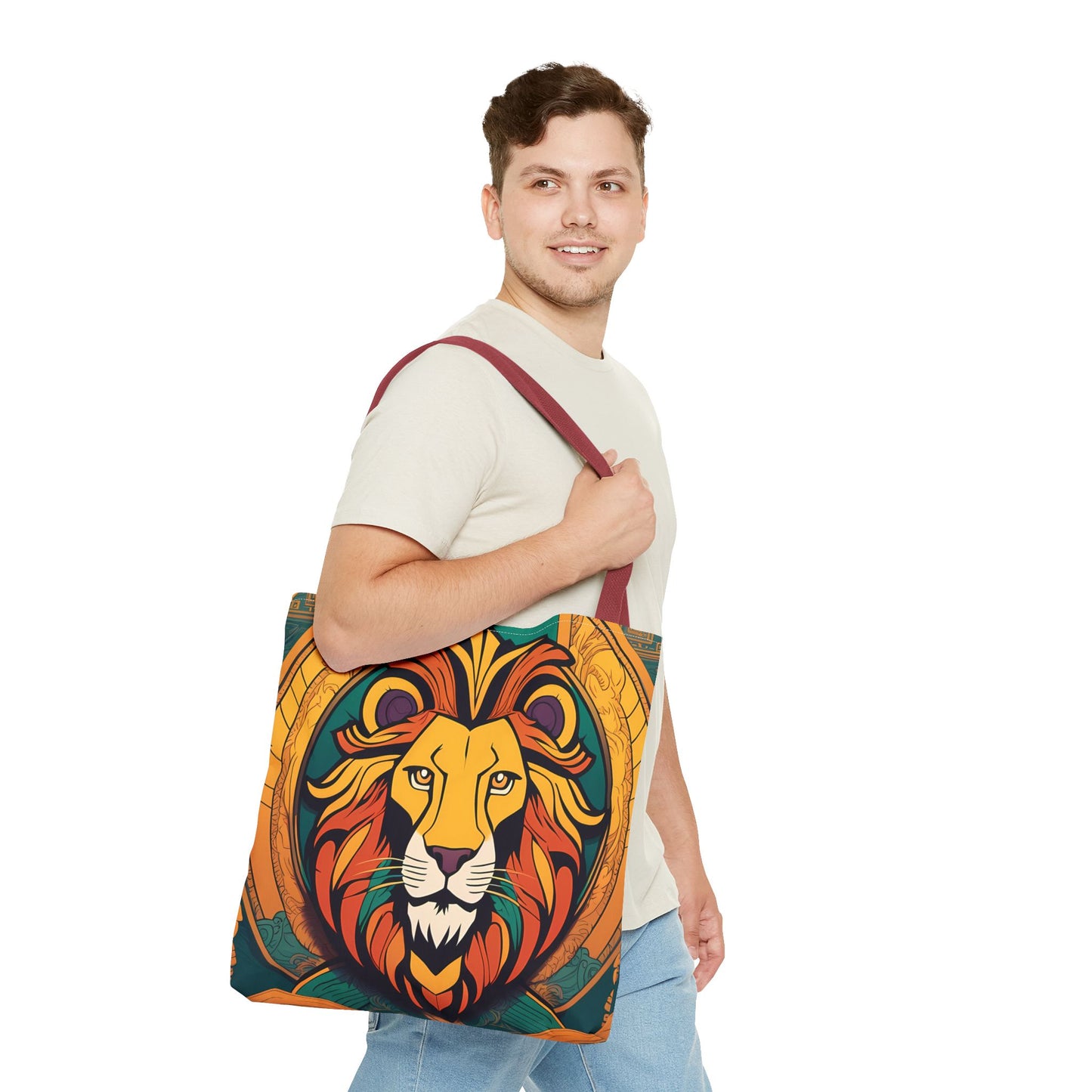 Regal Lion Art Tote Bag