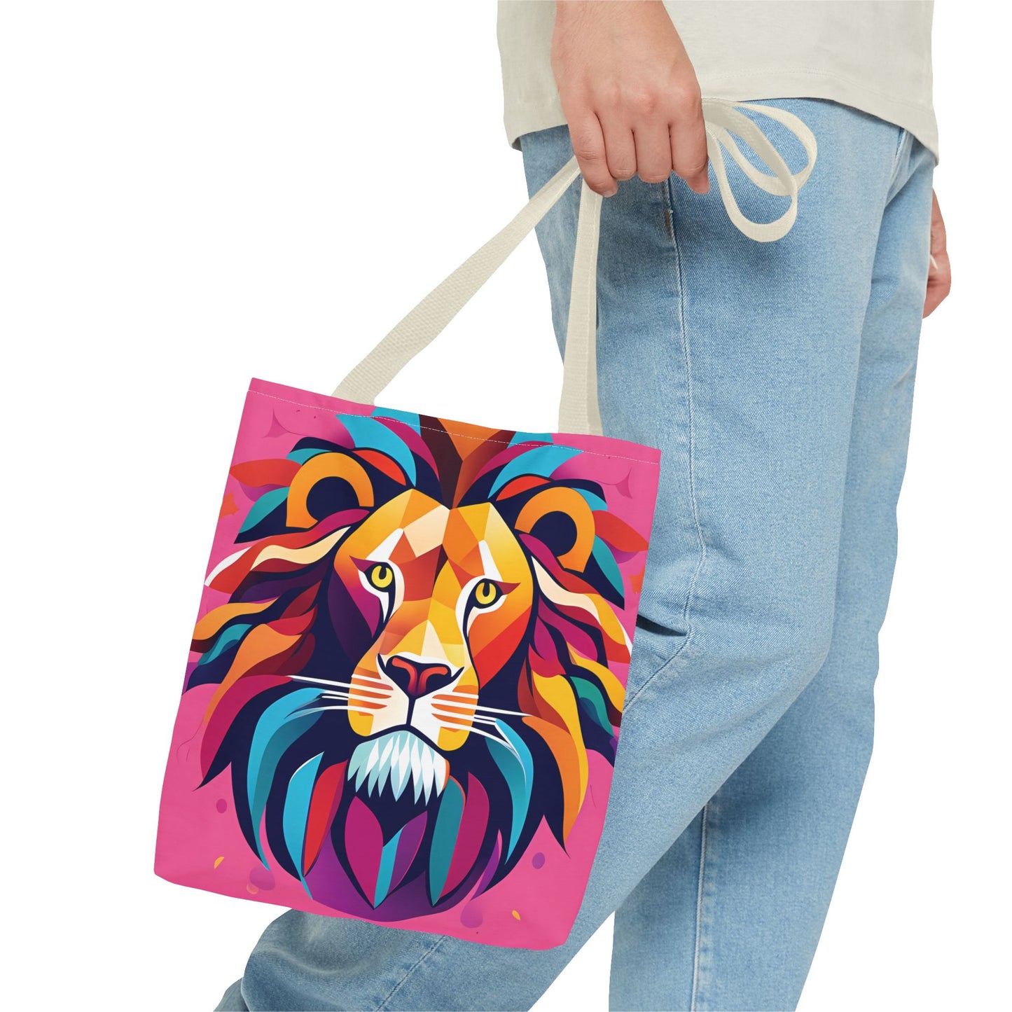 Artistic Lion Tote Bag