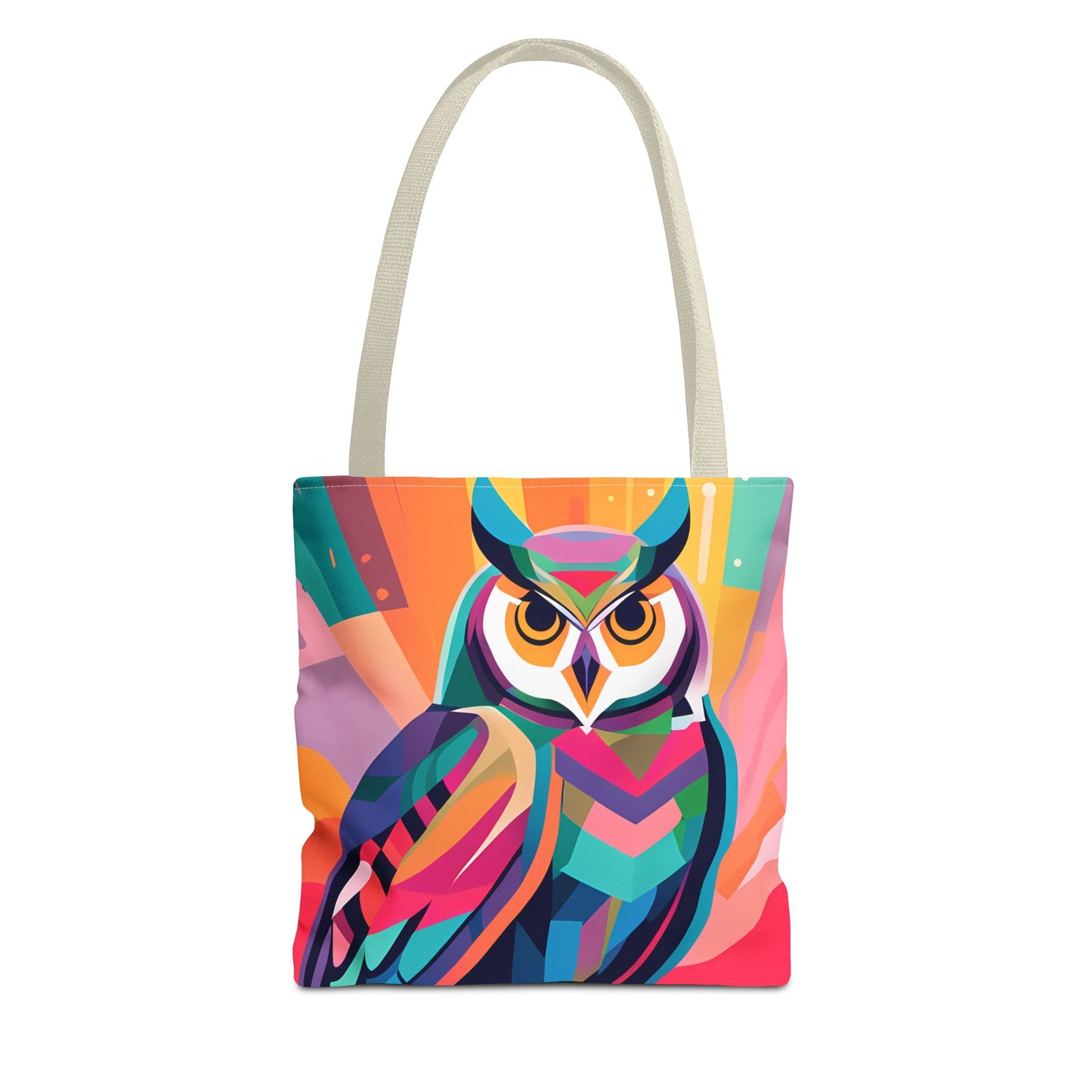 Abstract Owl Tote Bag