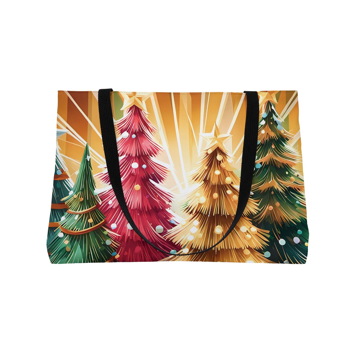 Twinkling Christmas Trees Tote Bag