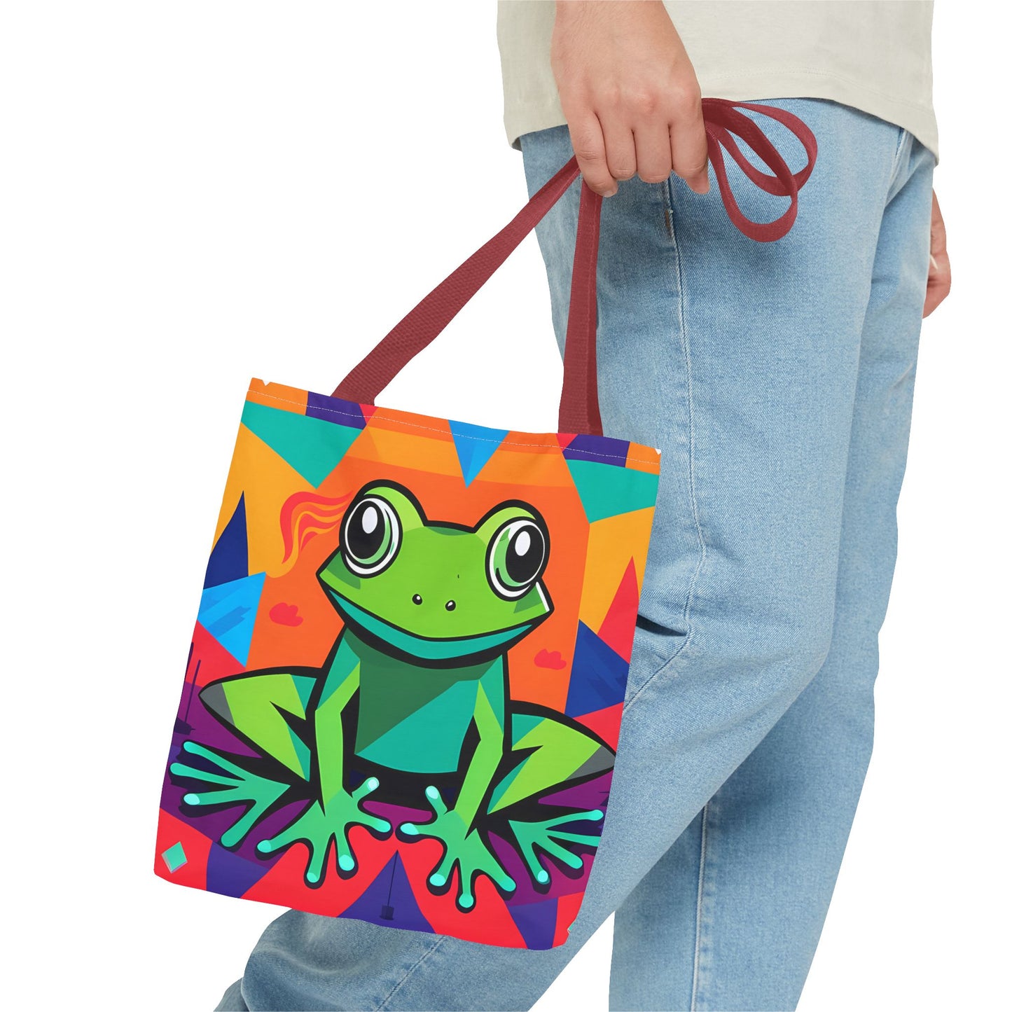 Vibrant Tree Frog Tote Bag