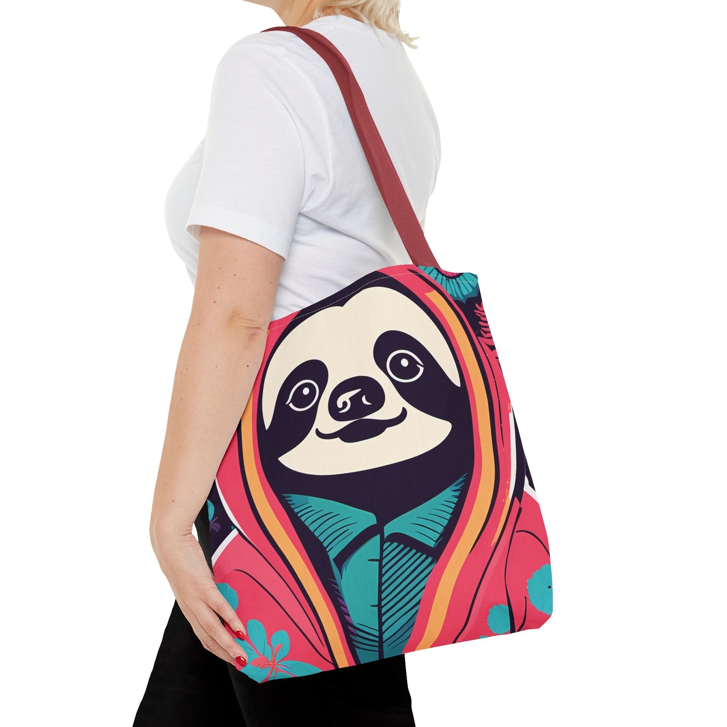 Hoodie Sloth Tote Bag