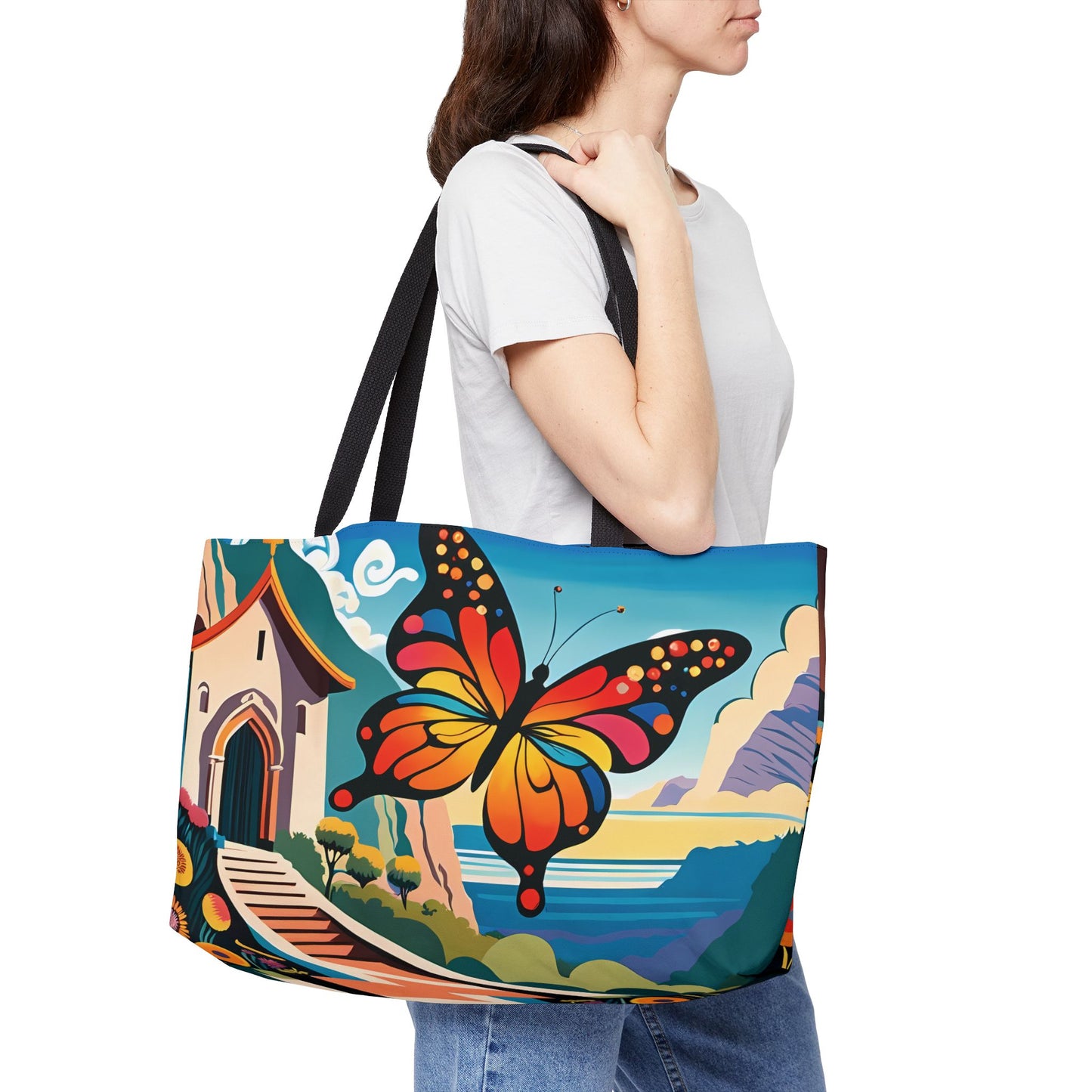 Enchanted Butterfly Escape Tote Bag