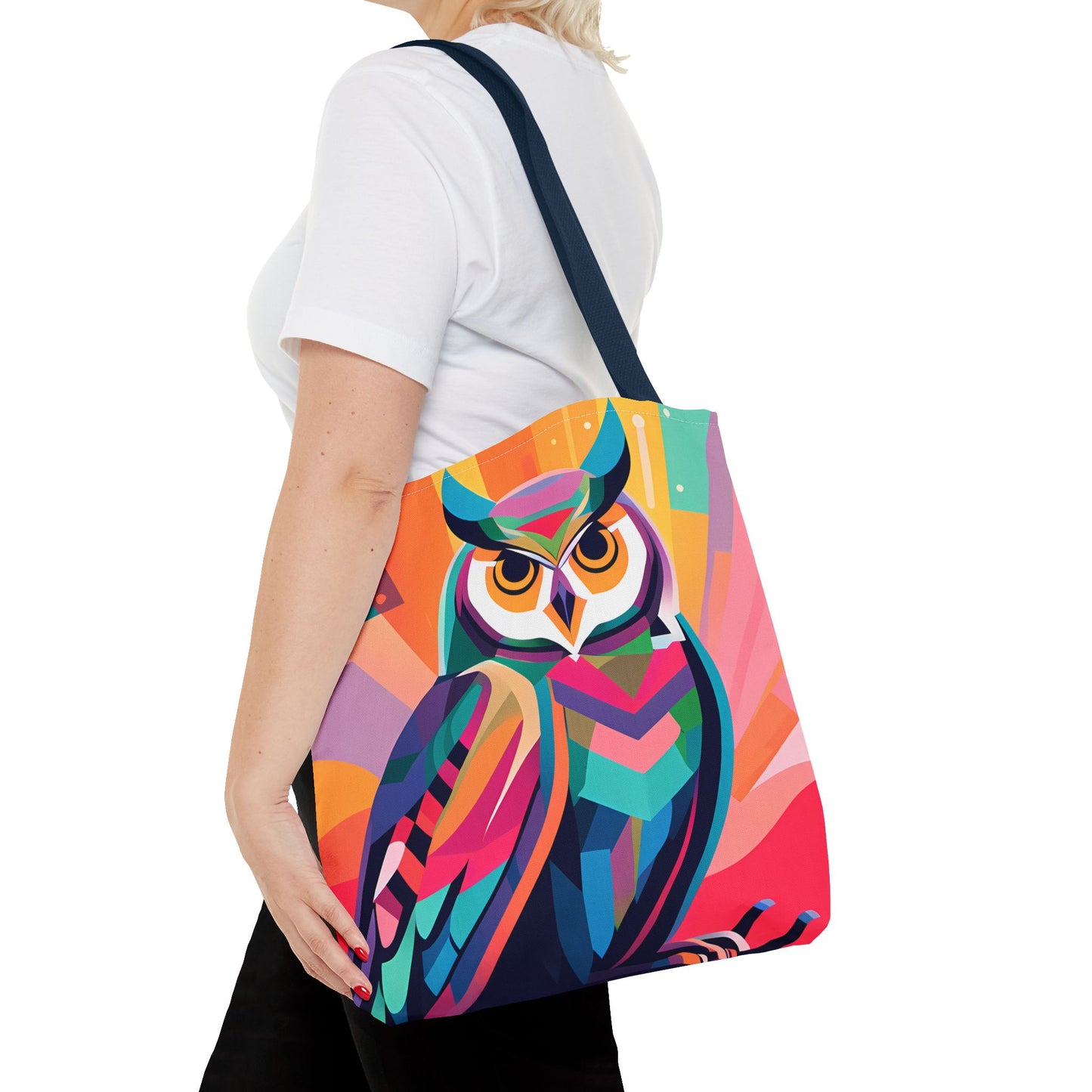 Abstract Owl Tote Bag
