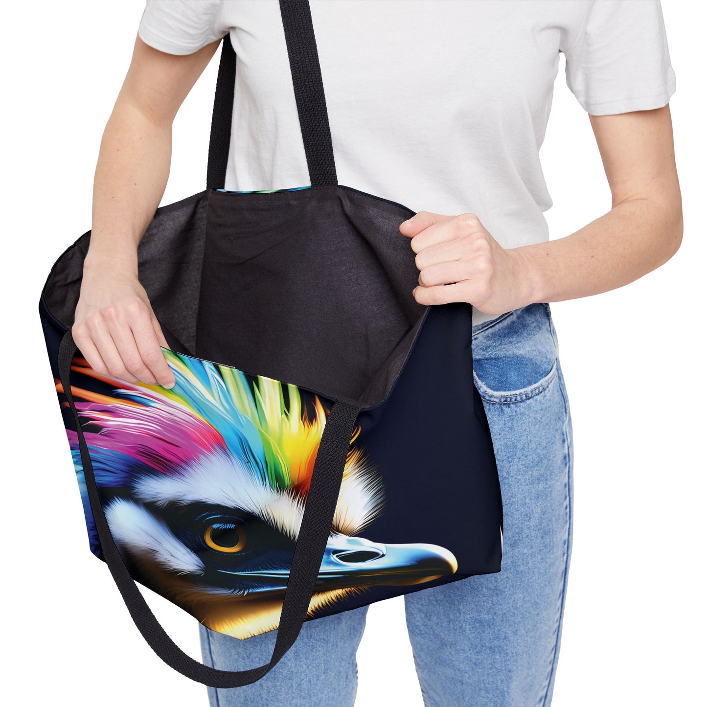 Rainbow Emu Tote Bag