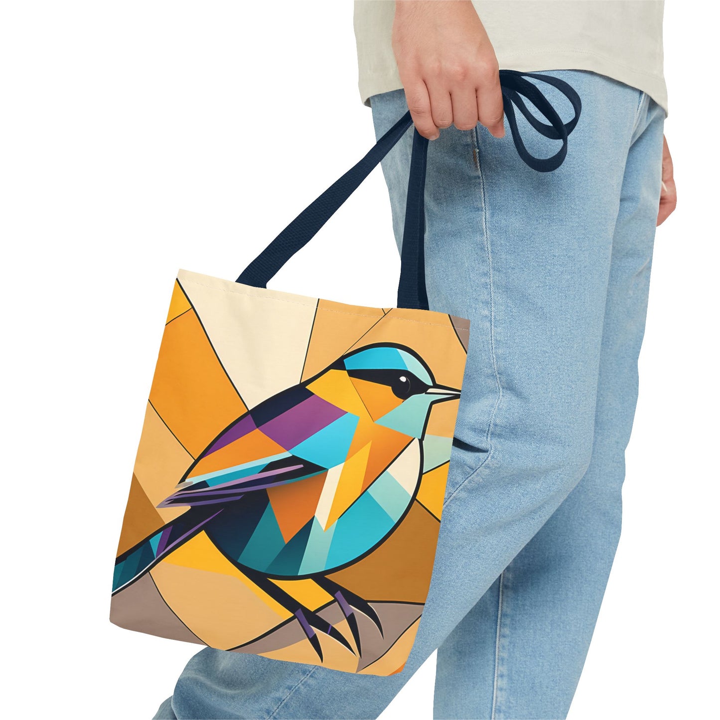 Geometric Wren Tote Bag