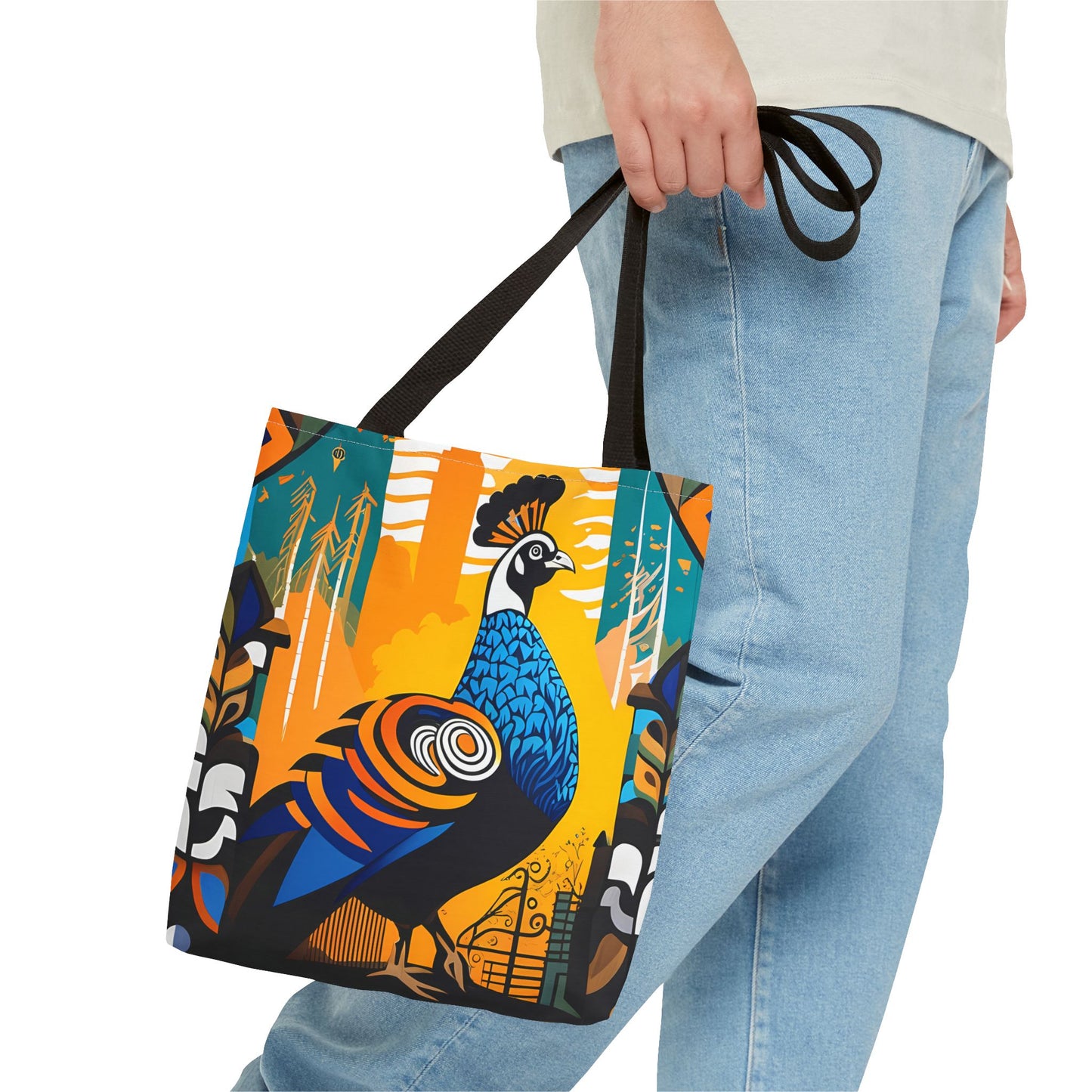 Graffiti Guineafowl Tote Bag