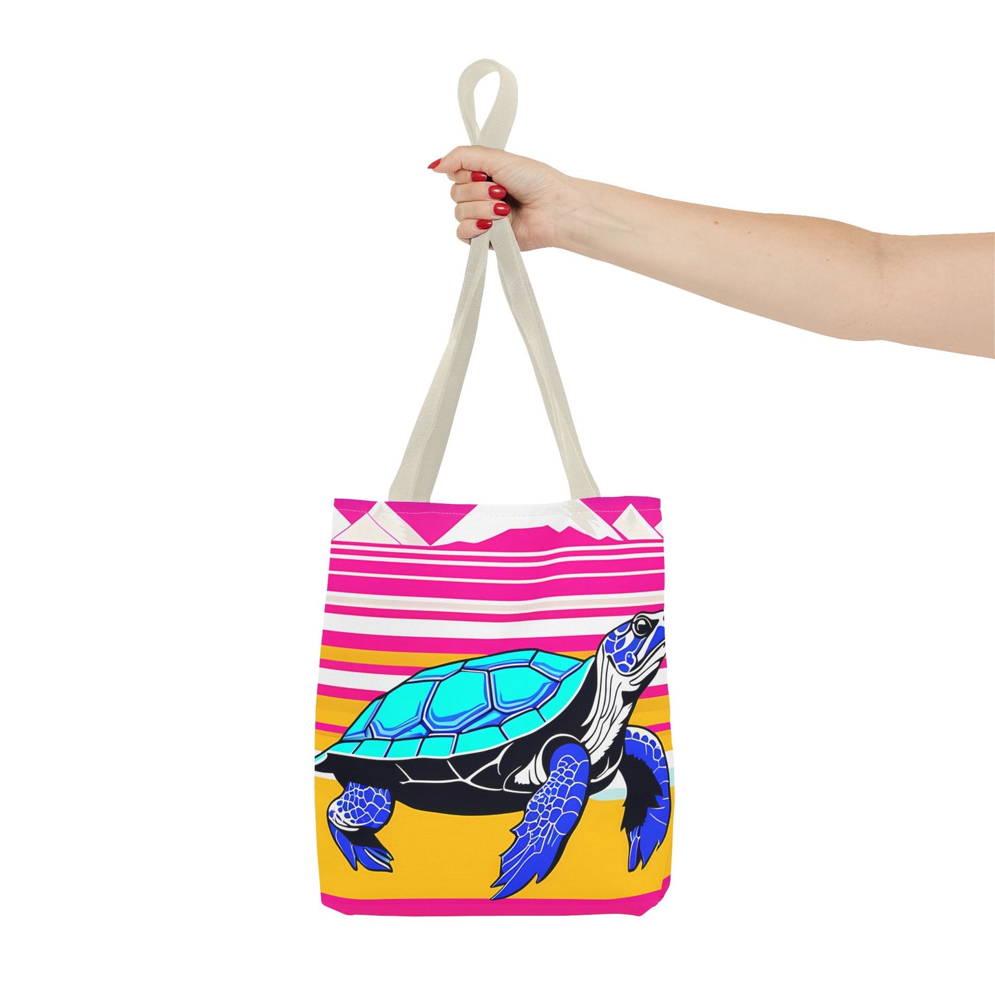 Retro Turtle Beach Tote Bag