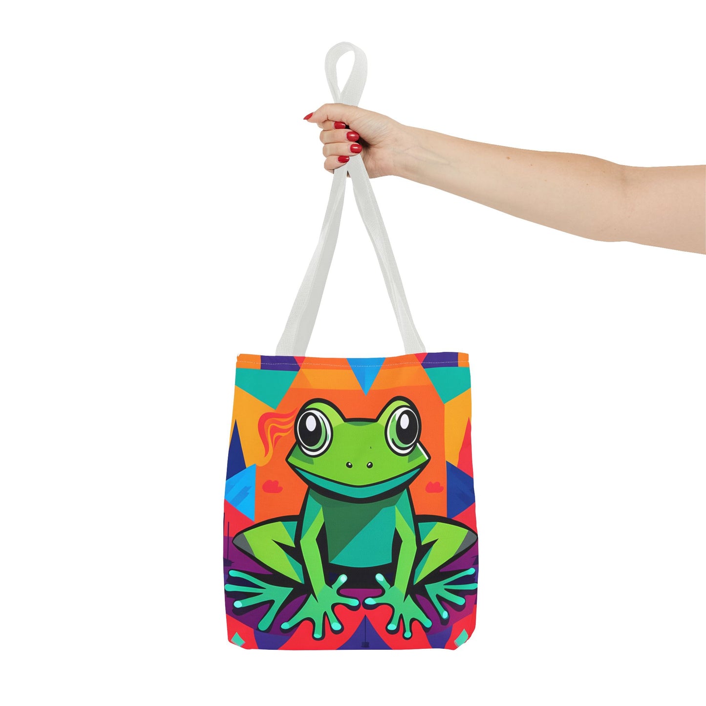 Vibrant Tree Frog Tote Bag