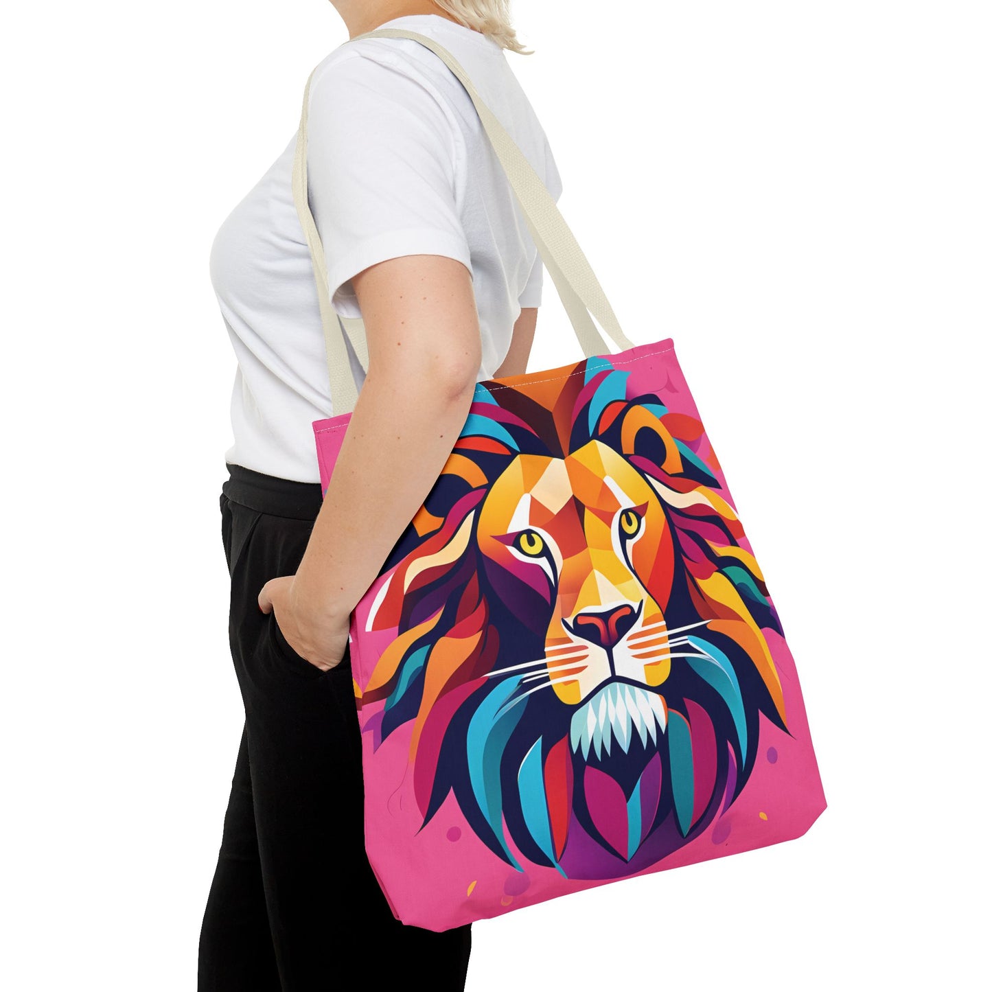 Artistic Lion Tote Bag