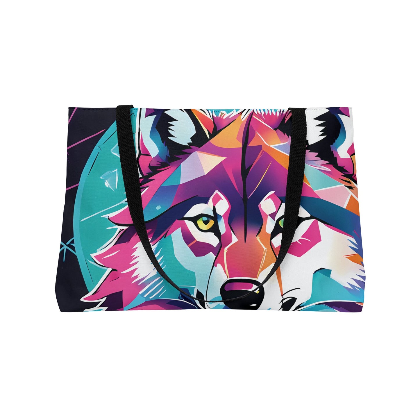 Retro Wolf Tote Bag