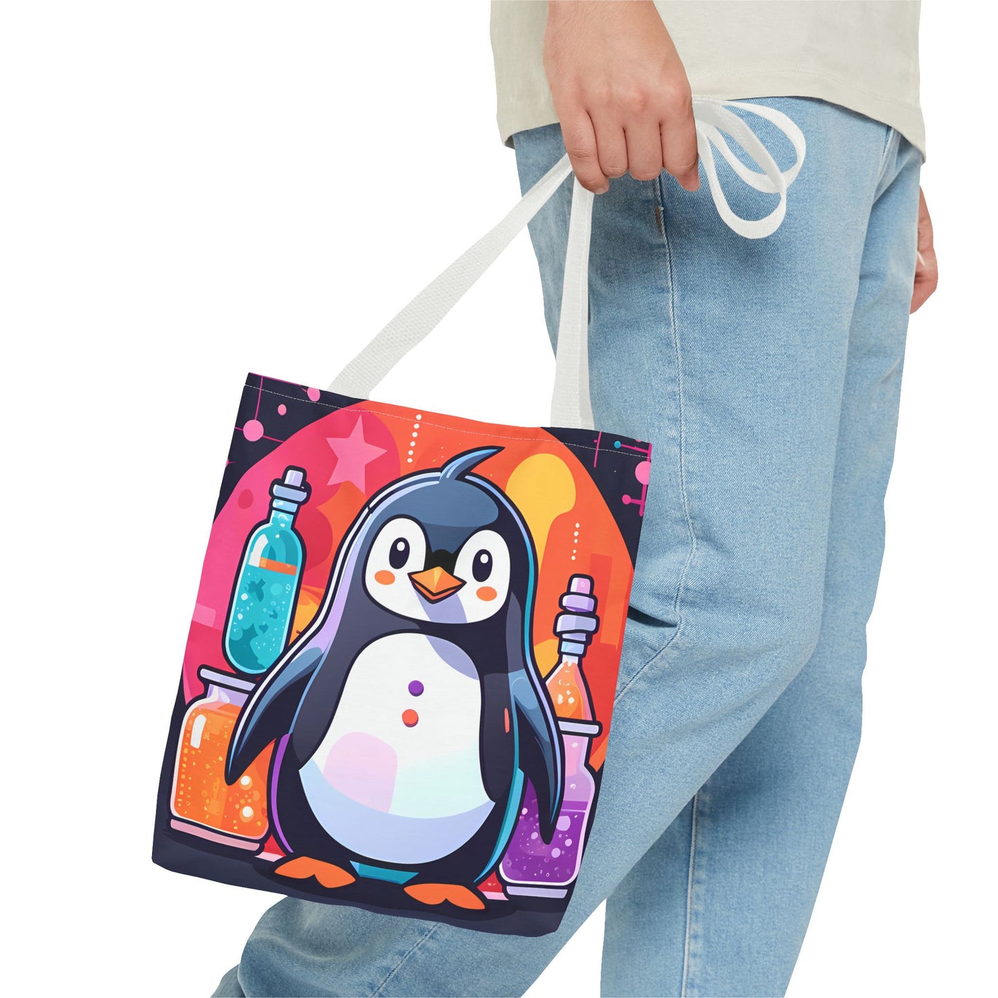 Science Penguin Tote Bag