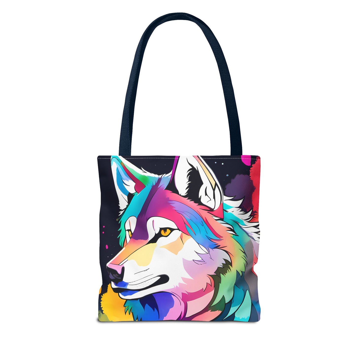 Cosmic Wolf Tote Bag