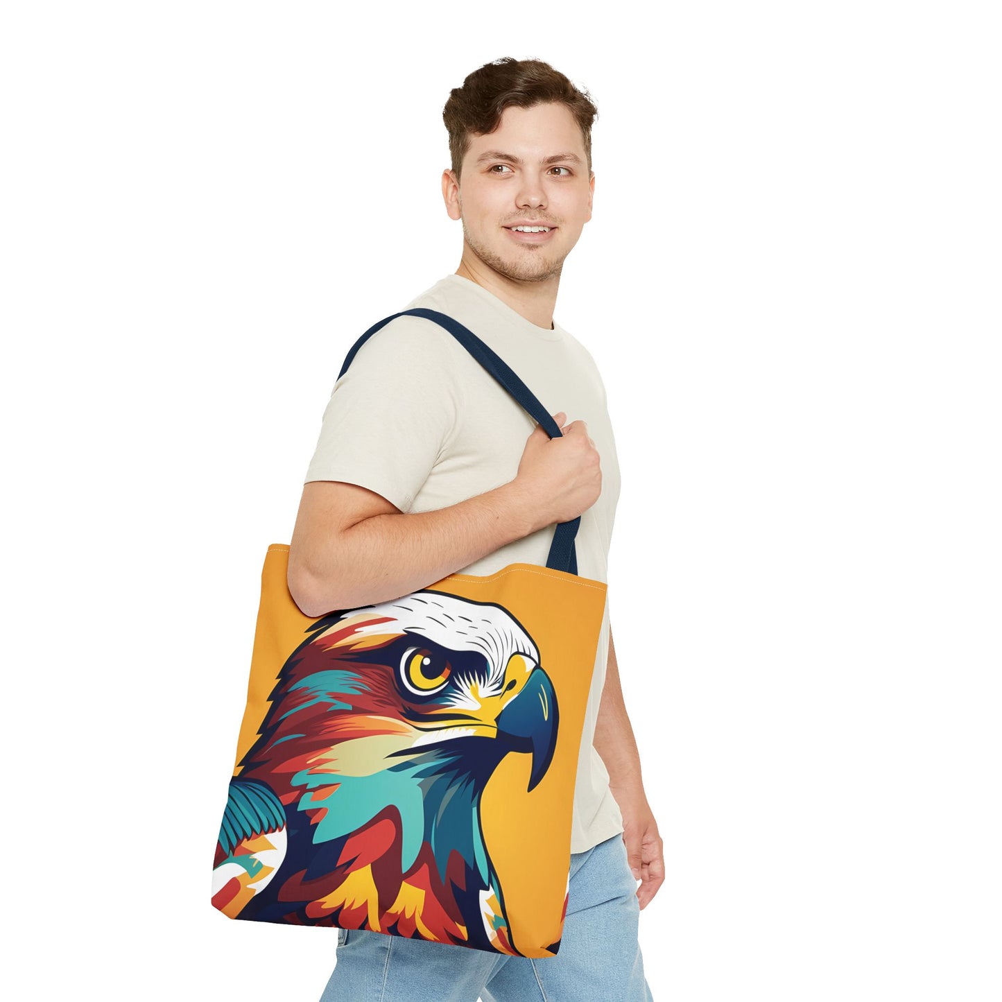 Majestic Hawk Portrait Tote Bag