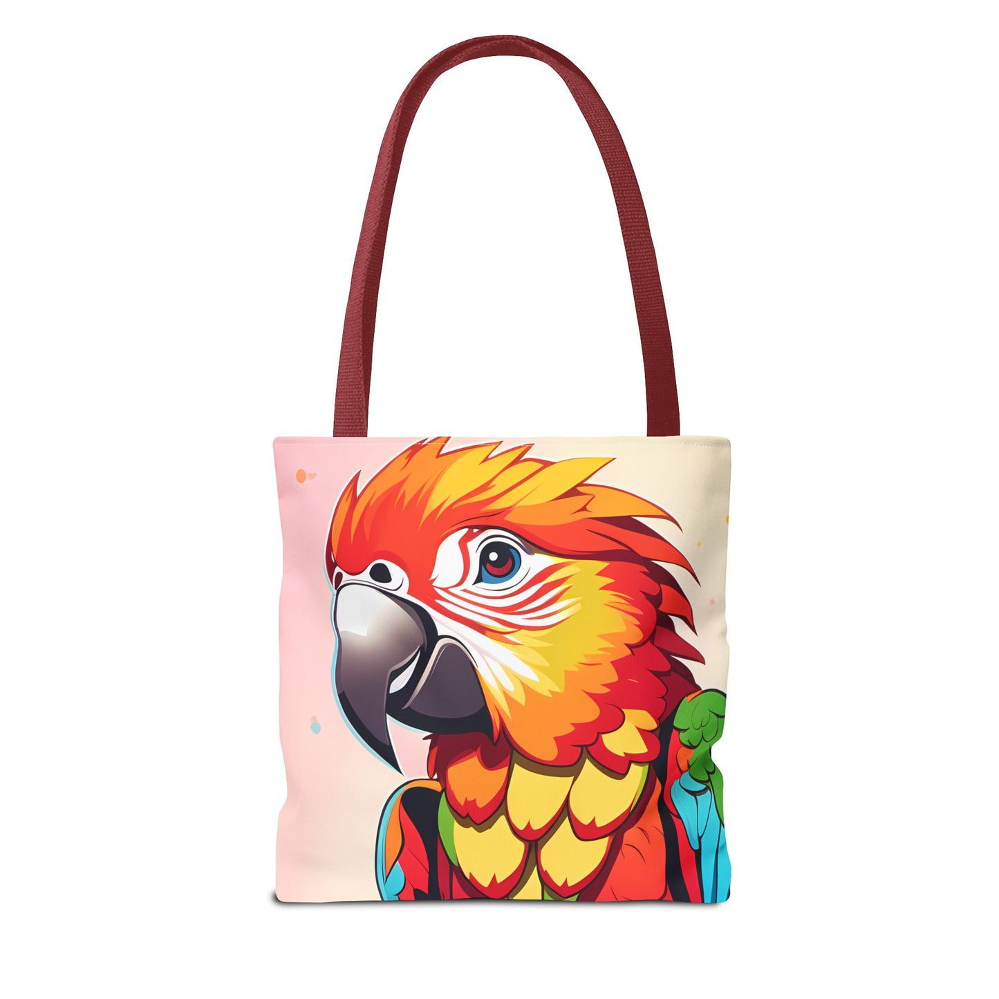 Pretty Parrot Print Tote Bag