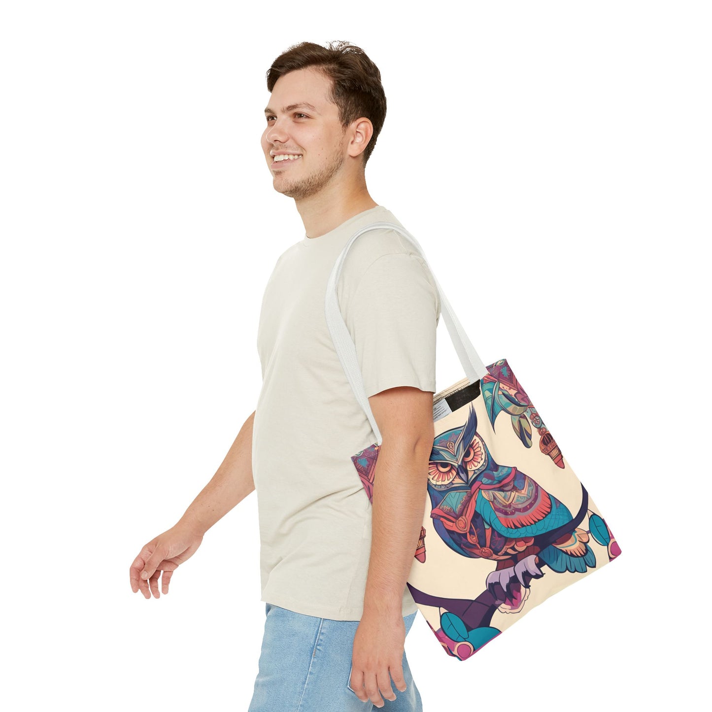 Bohemian Owl Tote Bag