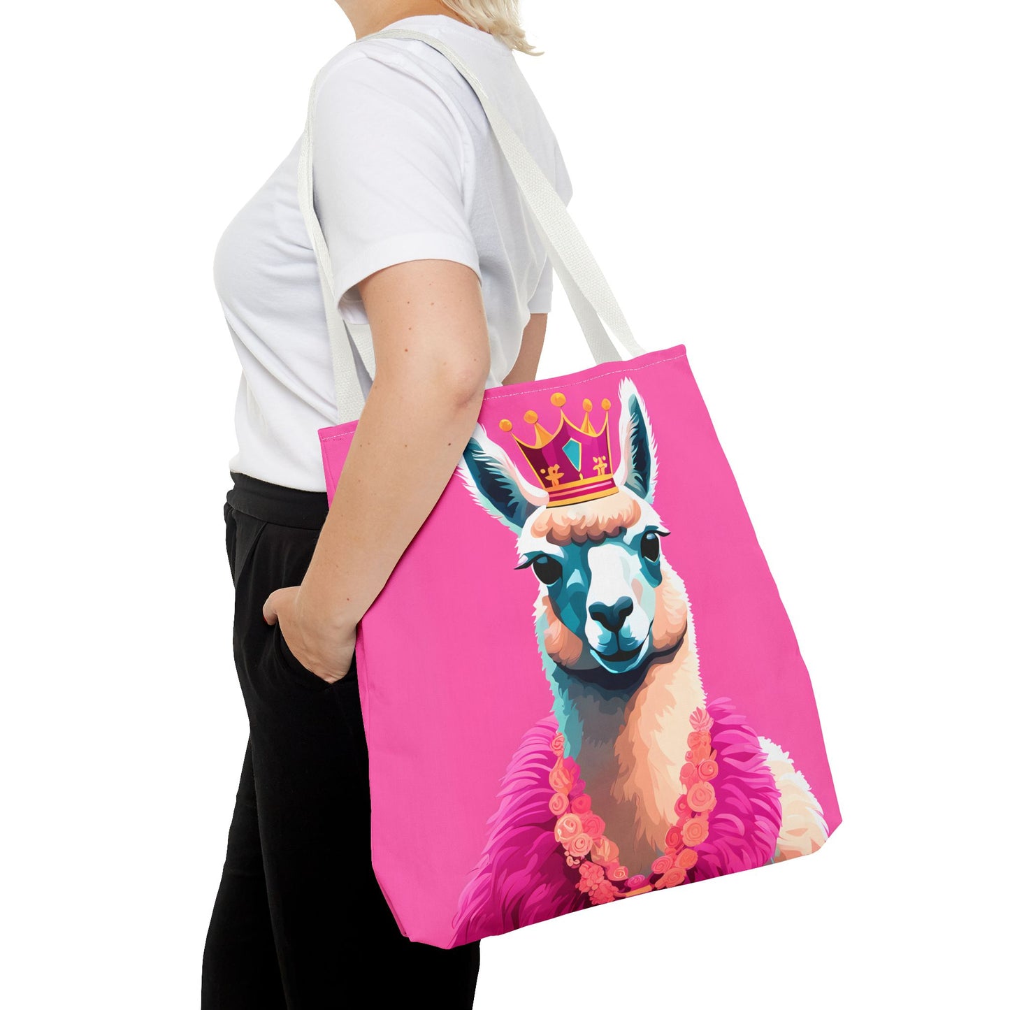 Princess Llama Tote Bag