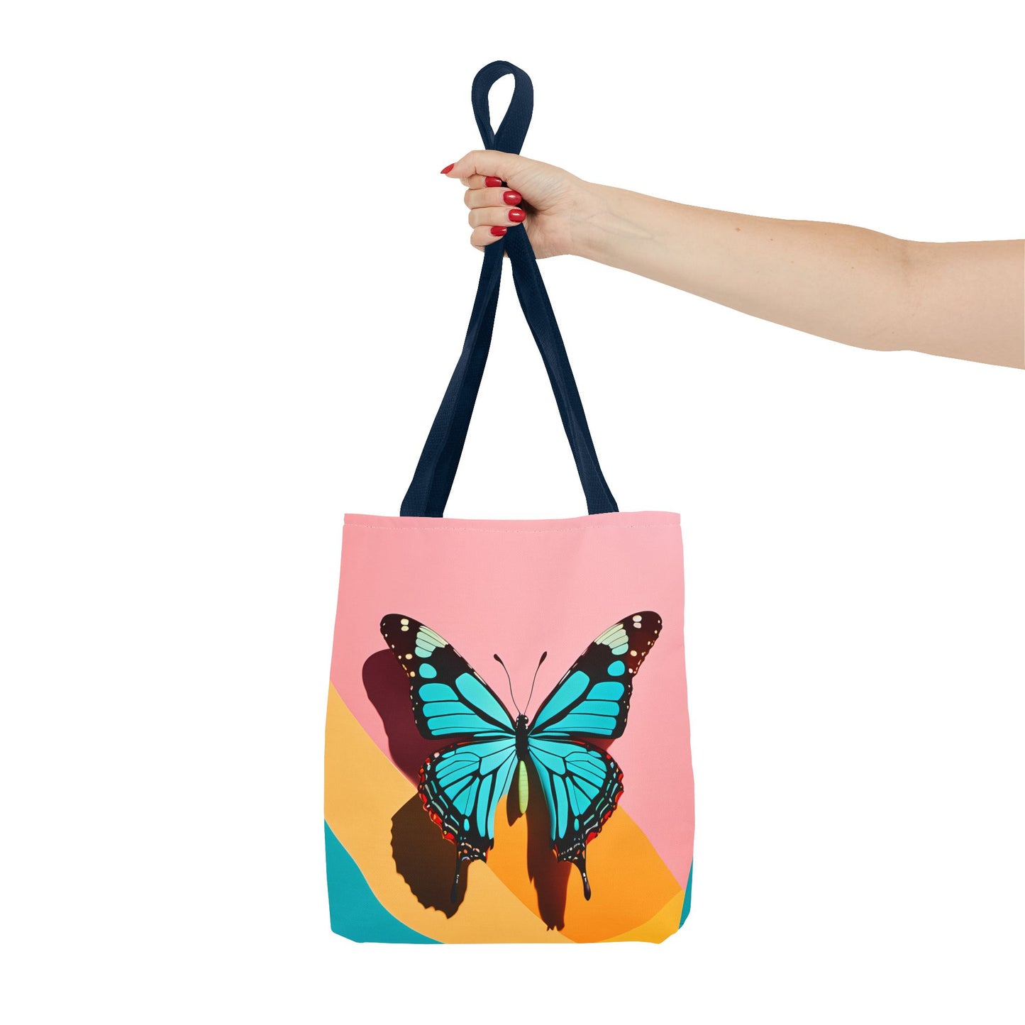 Blue Butterfly Tote Bag