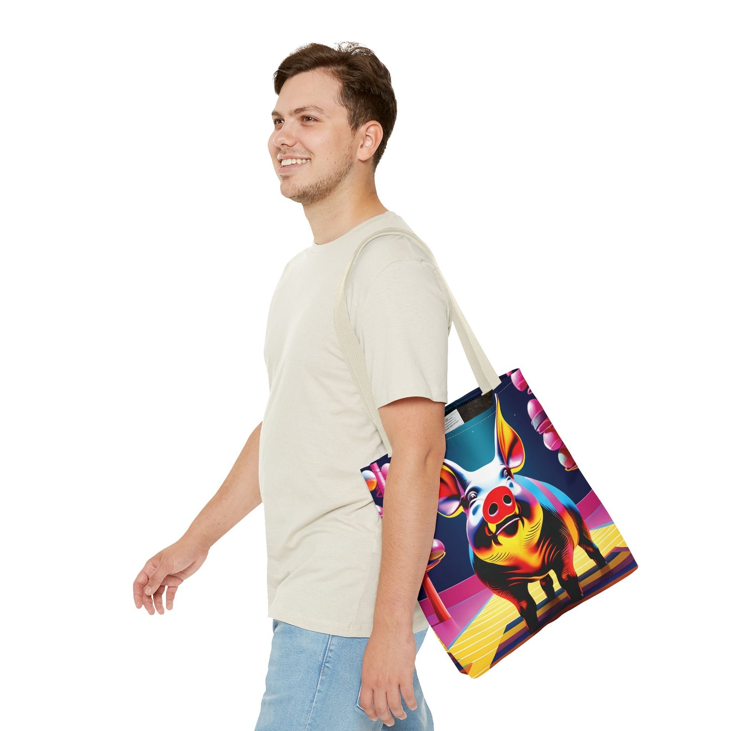 Pop Art Piggy Tote Bag