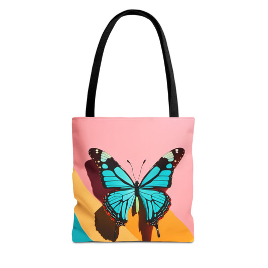 Blue Butterfly Tote Bag