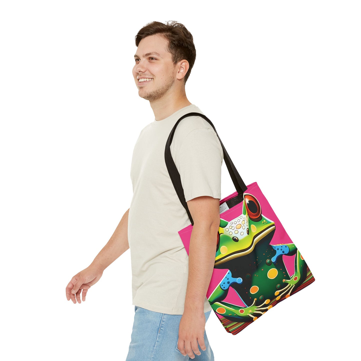 Angry Tree Frog Tote Bag