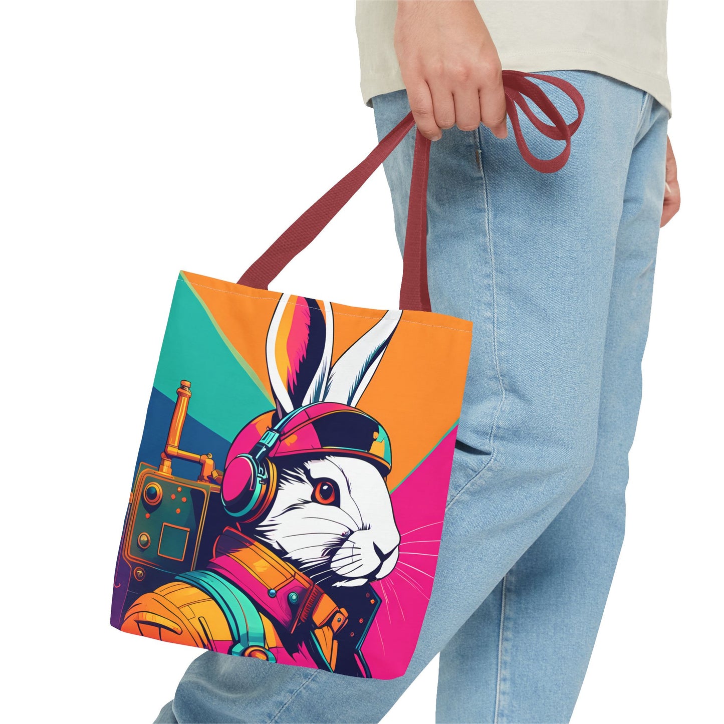 Teslapunk Rabbit Tote Bag