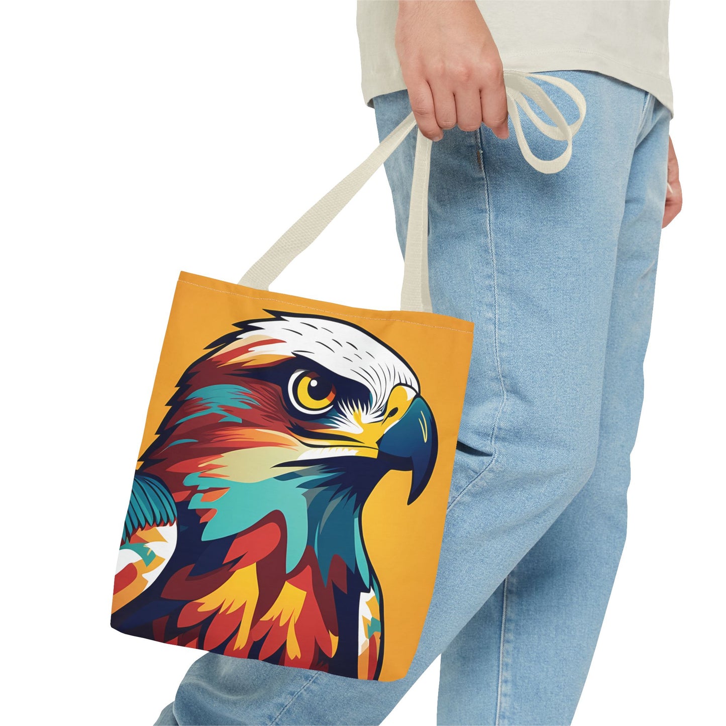 Majestic Hawk Portrait Tote Bag